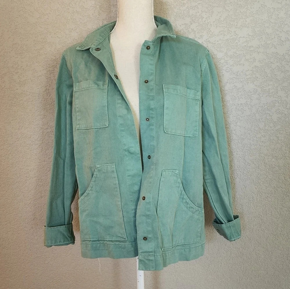 Universal Thread Green jean Jacket light weight size Small - Picture 1 of 7